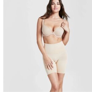 New Assets by Spanx Seamless Nude Thigh High Shapewear Sz S